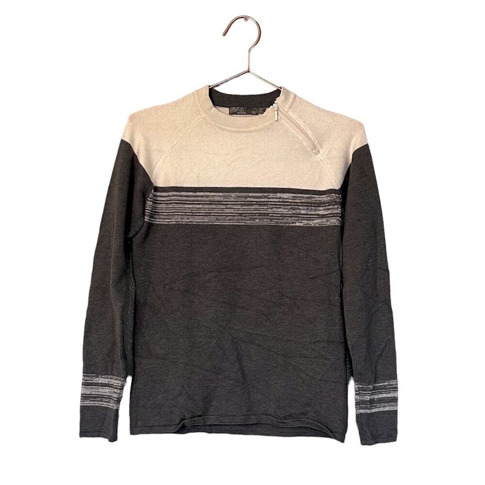 Prana Wool Sweater with Shoulder Zip - Size XS